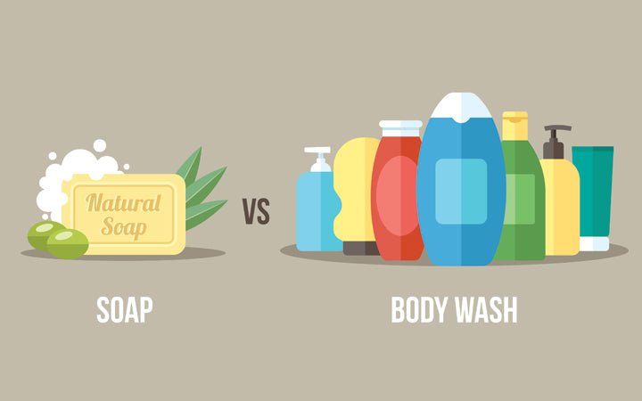 Douchegel, body wash of zeep: wat is het beste voor je huid?